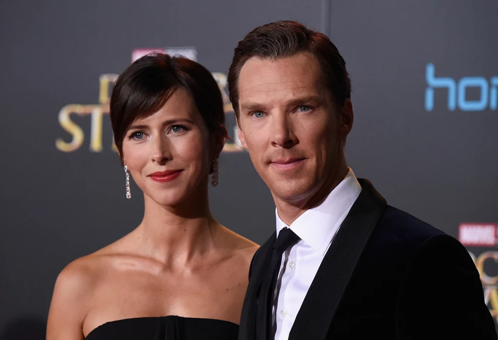 Benedict Cumberbatch z żoną Sophie