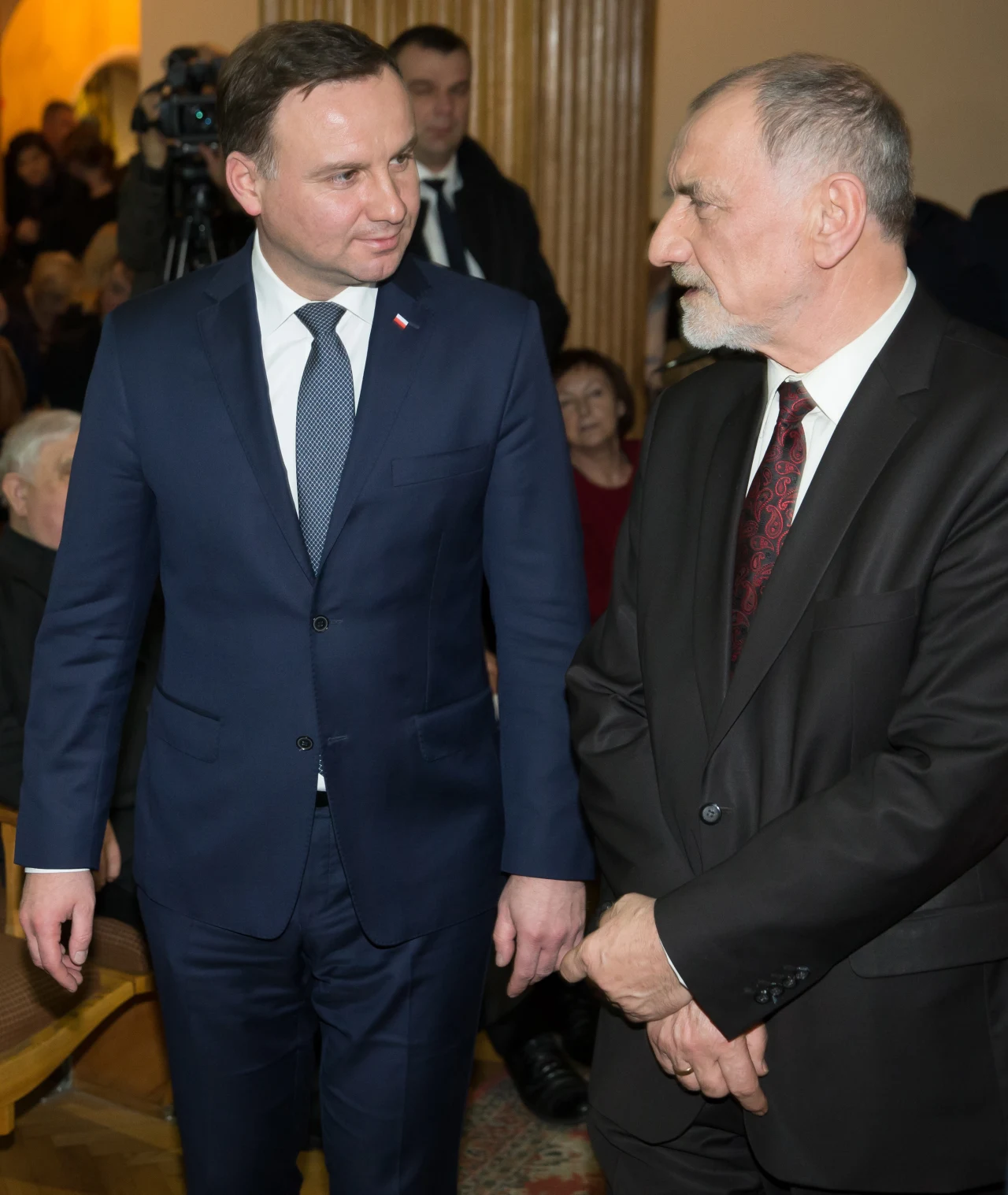 Andrzej Duda z ojcem Janem Dudą