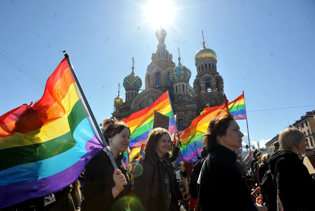 Rok 2013 - protesty grup LGBT w Sankt Petersburgu