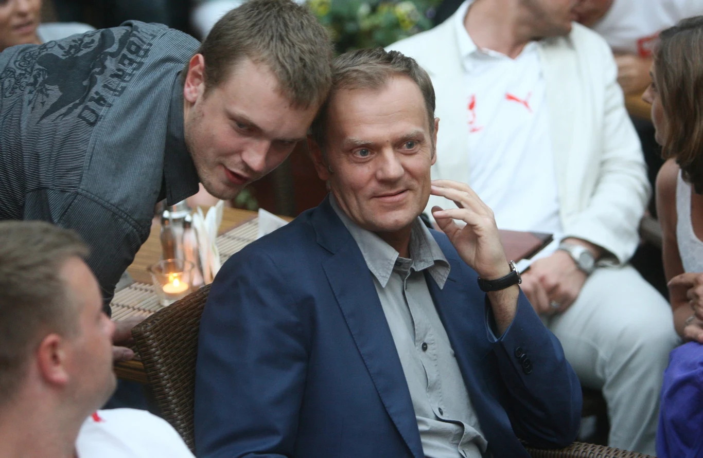 Michał Tusk i Donald Tusk