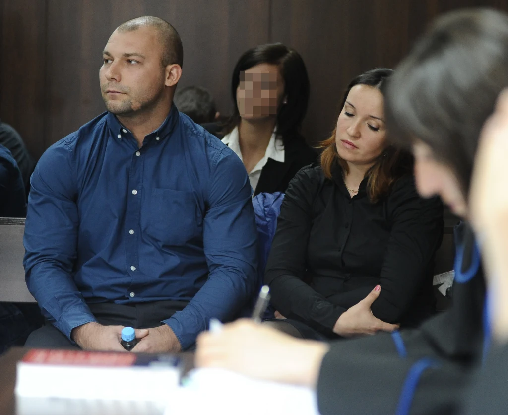 Bartłomiej Bonk z żoną Barbarą