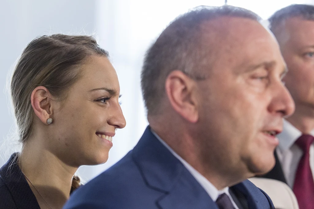 Grzegorz Schetyna i Kinga Gajewska-Płochowicz Grzegorz Schetyna i Kinga Gajewska-Płochowicz