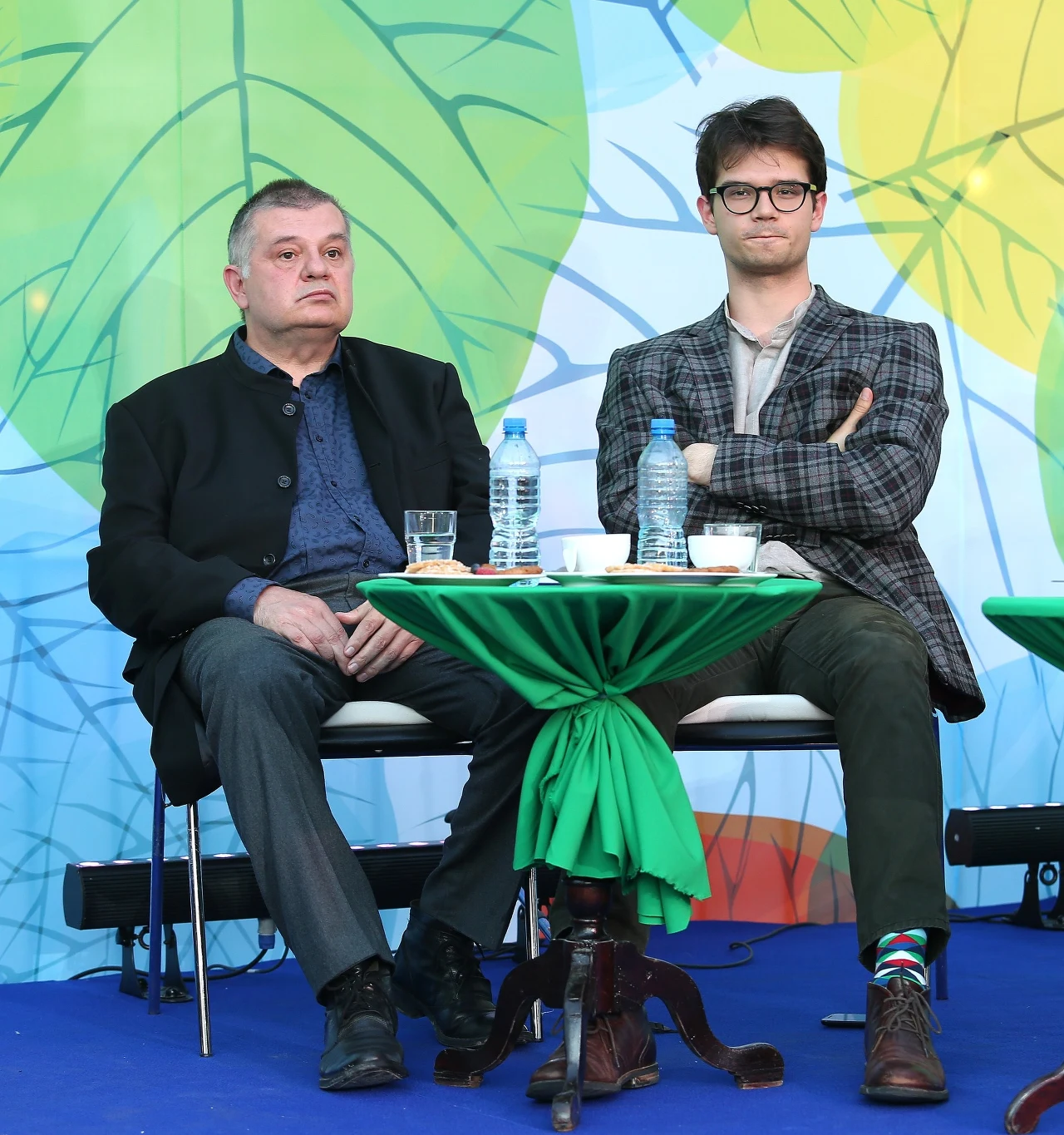 Krzysztof Globisz ma wsparcie bliskich. Na zdjęciu z synem Janem Krzysztof Globisz ma wsparcie bliskich. Na zdjęciu z synem Janem