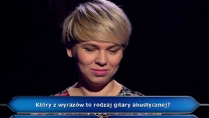 Katarzyna Kołaczkowska i pytanie za 500 tys. zł w "Milionerach"