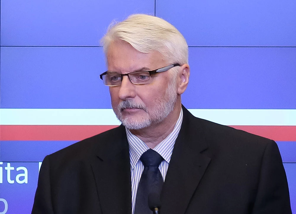 Minister spraw zagranicznych Witold Waszczykowski Minister spraw zagranicznych Witold Waszczykowski