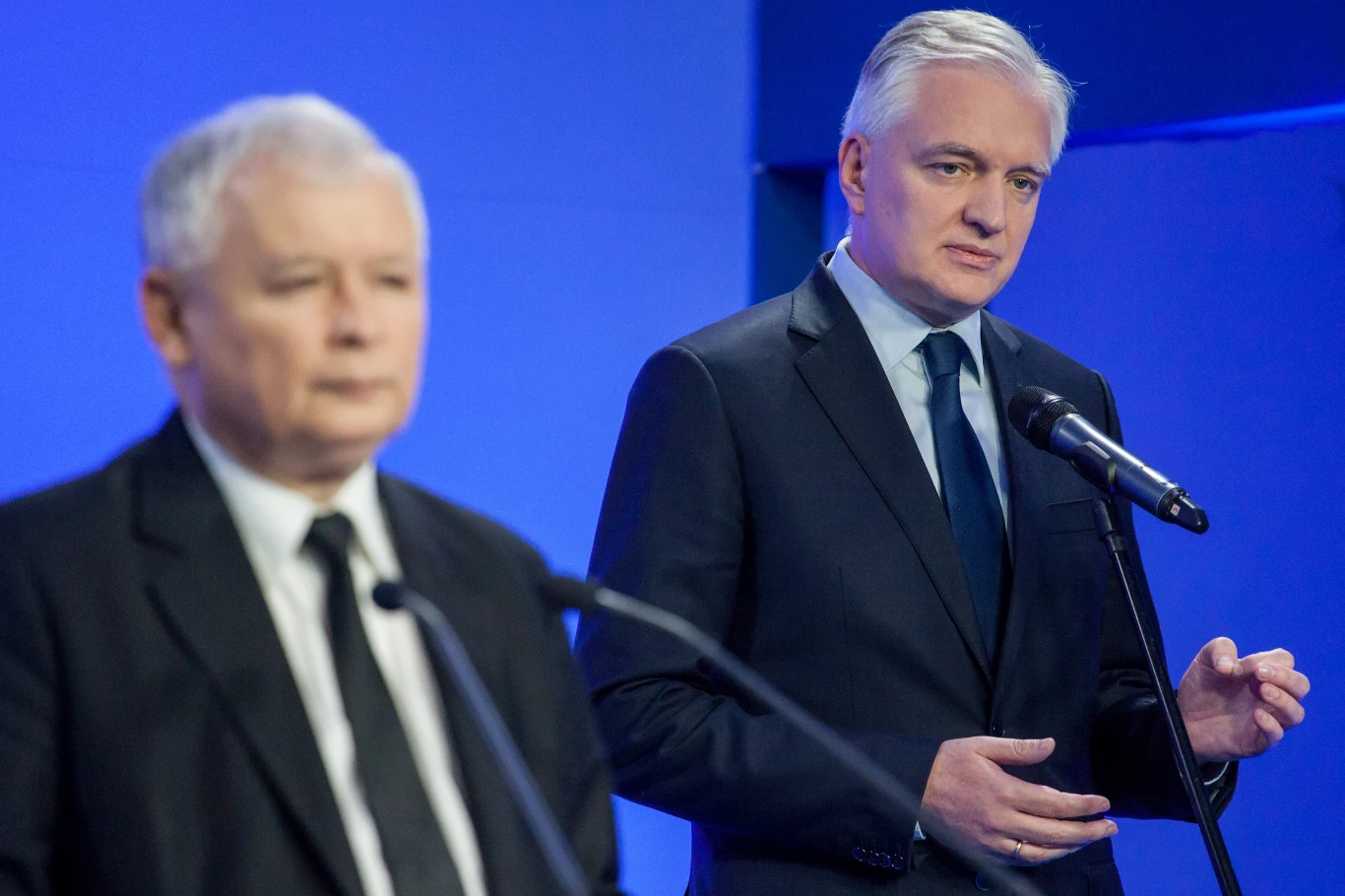 Jarosław Gowin i Jarosław Kaczyński Jarosław Gowin i Jarosław Kaczyński