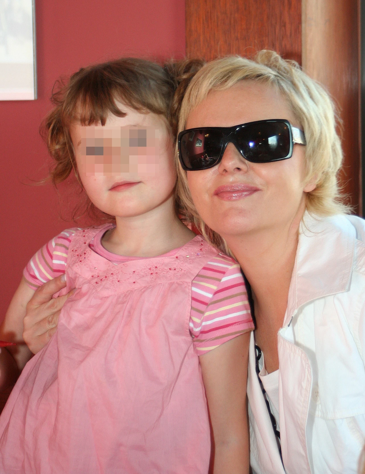 Joanna Kurowska z córką Zosią