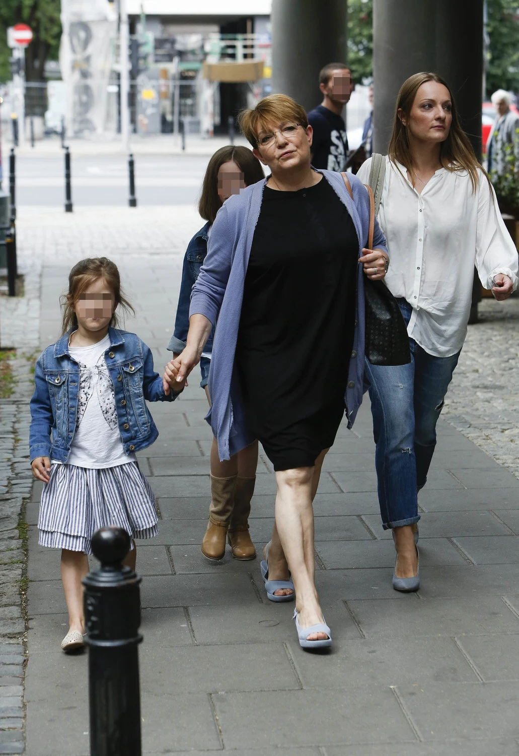 Krystyna Czubówna z córką i wnuczkami