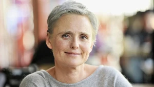 Kinga Preis na planie filmu Kingi Dębskiej "Boski plan" (24 marca 2017)