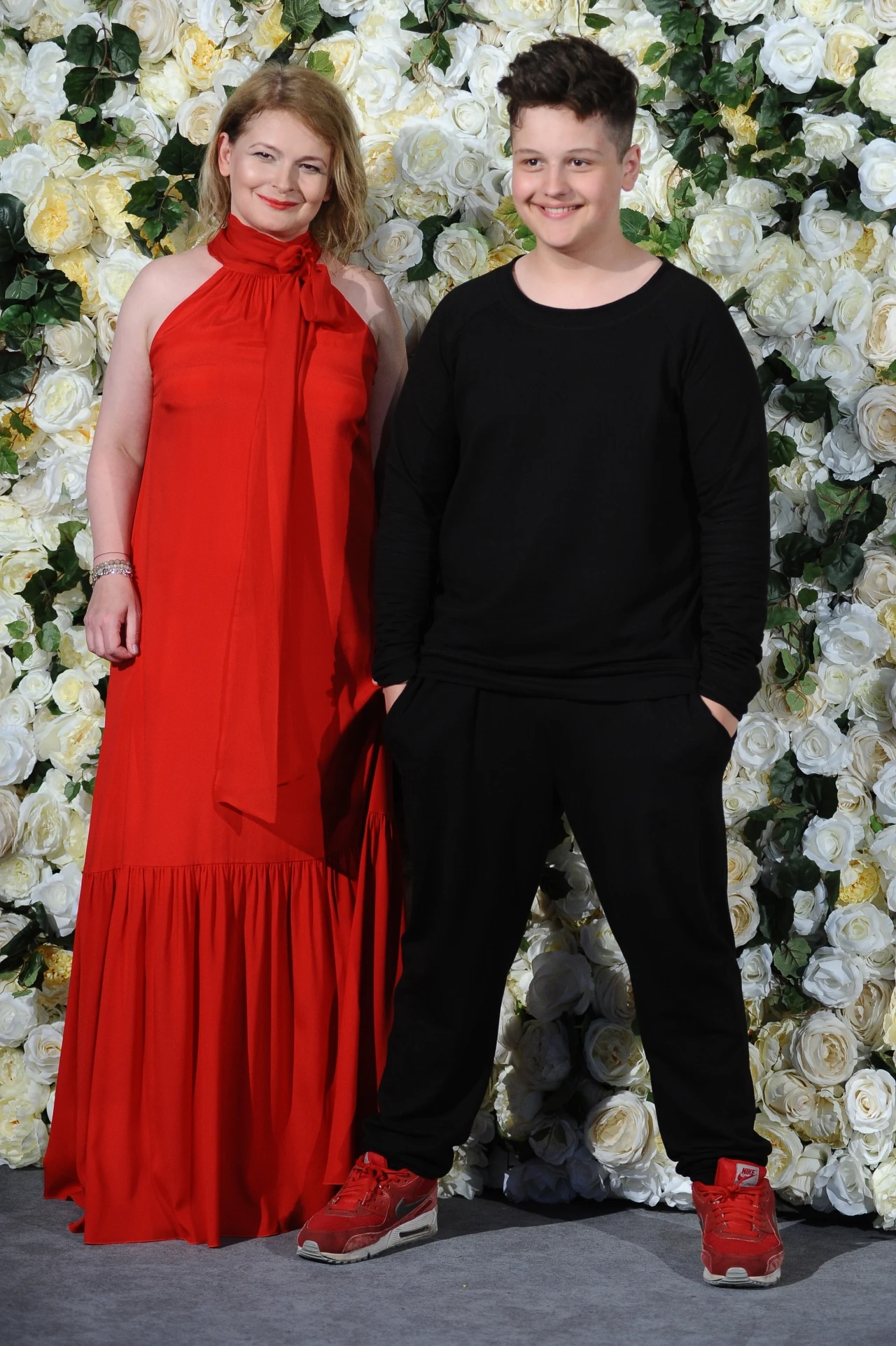 Dominika Ostałowska z synem