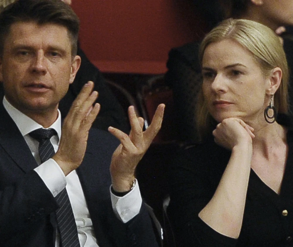 Ryszard Petru i Joanna Schmidt, kwiecień 2017 Ryszard Petru i Joanna Schmidt, kwiecień 2017