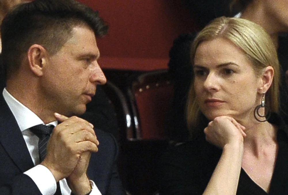 Ryszard Petru i Joanna Schmidt, kwiecień 2017 Ryszard Petru i Joanna Schmidt, kwiecień 2017