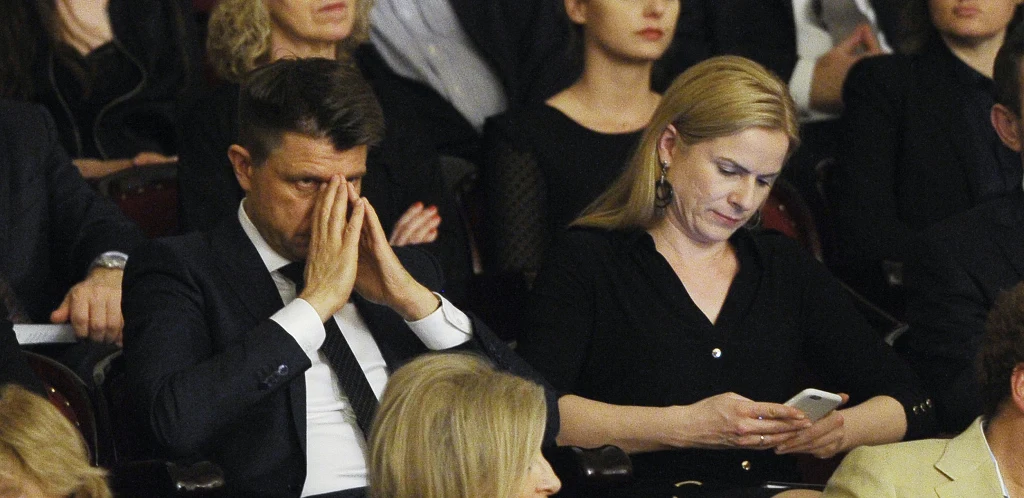 Ryszard Petru i Joanna Schmidt, kwiecień 2017 Ryszard Petru i Joanna Schmidt, kwiecień 2017