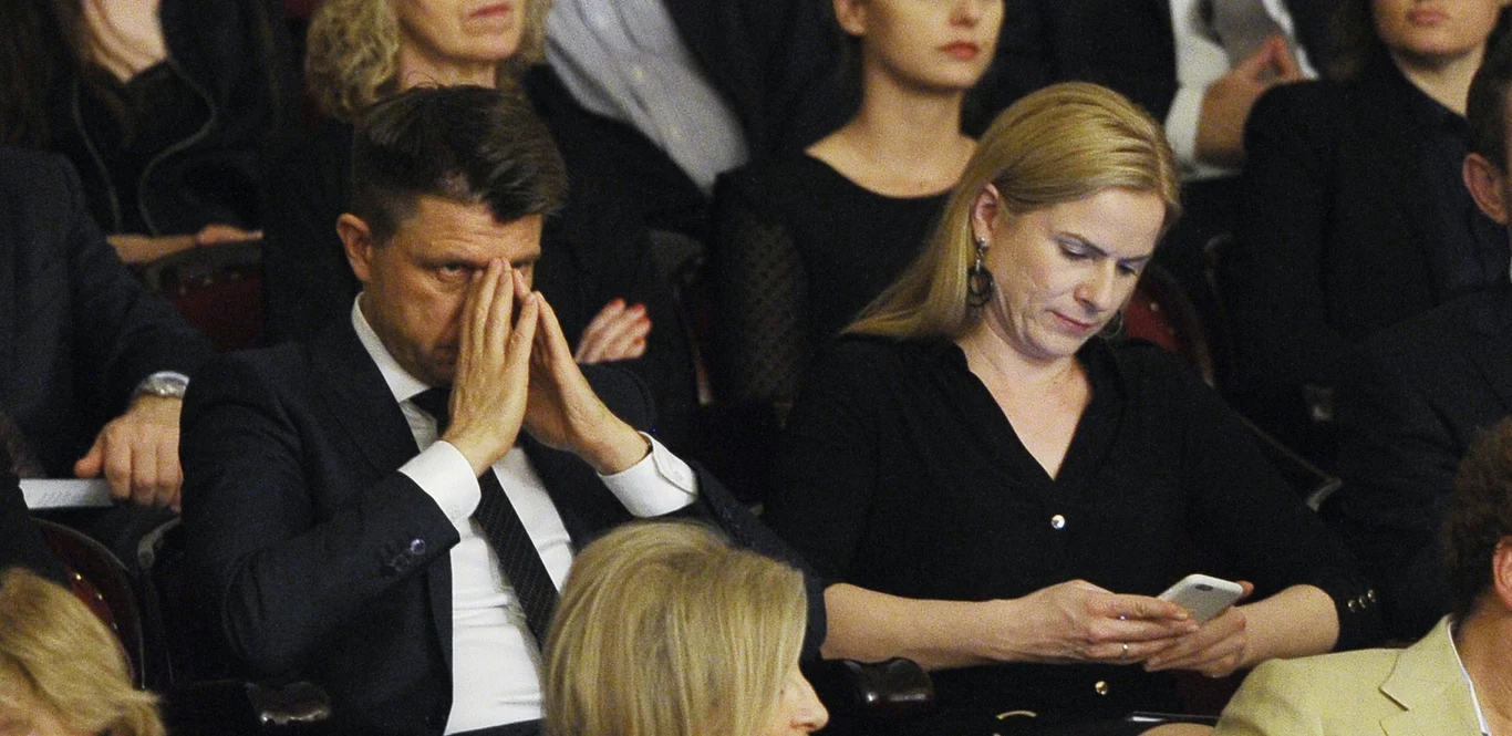 Ryszard Petru i Joanna Schmidt, kwiecień 2017