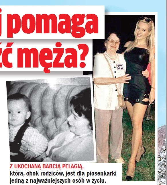 Doda z babcią Doda z babcią