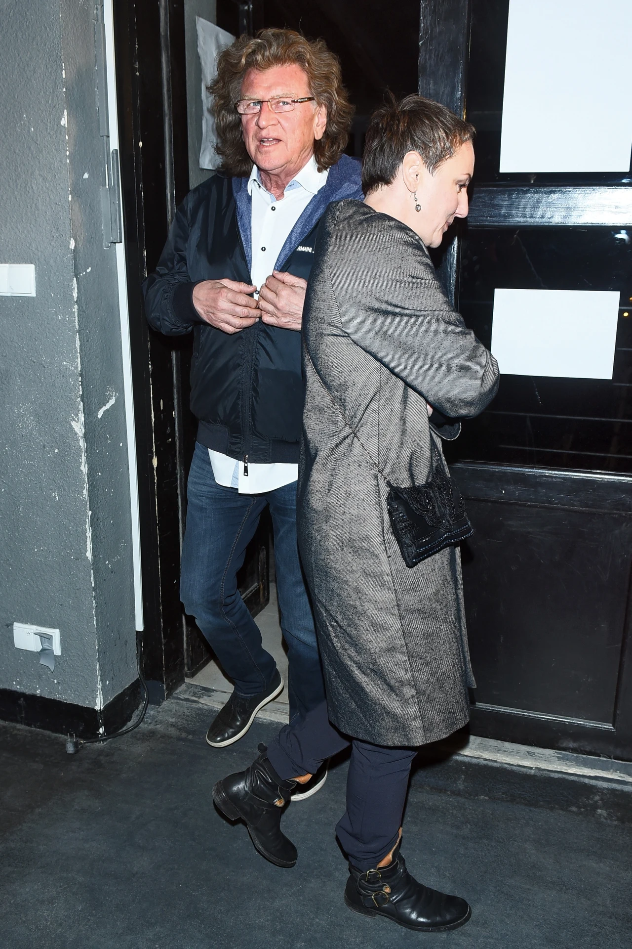 Na zdjęciu: Zbigniew Wodecki z córką Katarzyną