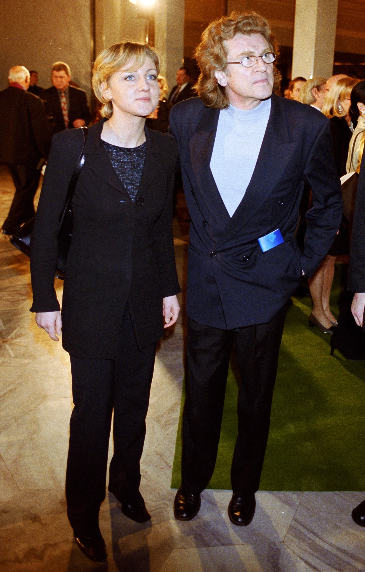 Zbigniew Wodecki z żoną Krystyną, 2001 r.