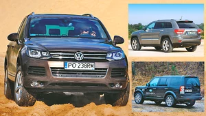 Używane luksusowe SUV-y: Jeep Grand Cherokee, Land Rover Discovery i VW Touareg