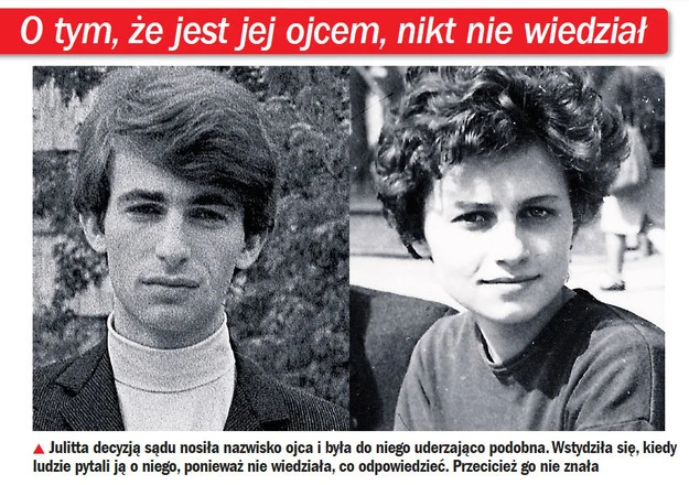 W młodości Julitta Krajewska była wierną kopią ojca