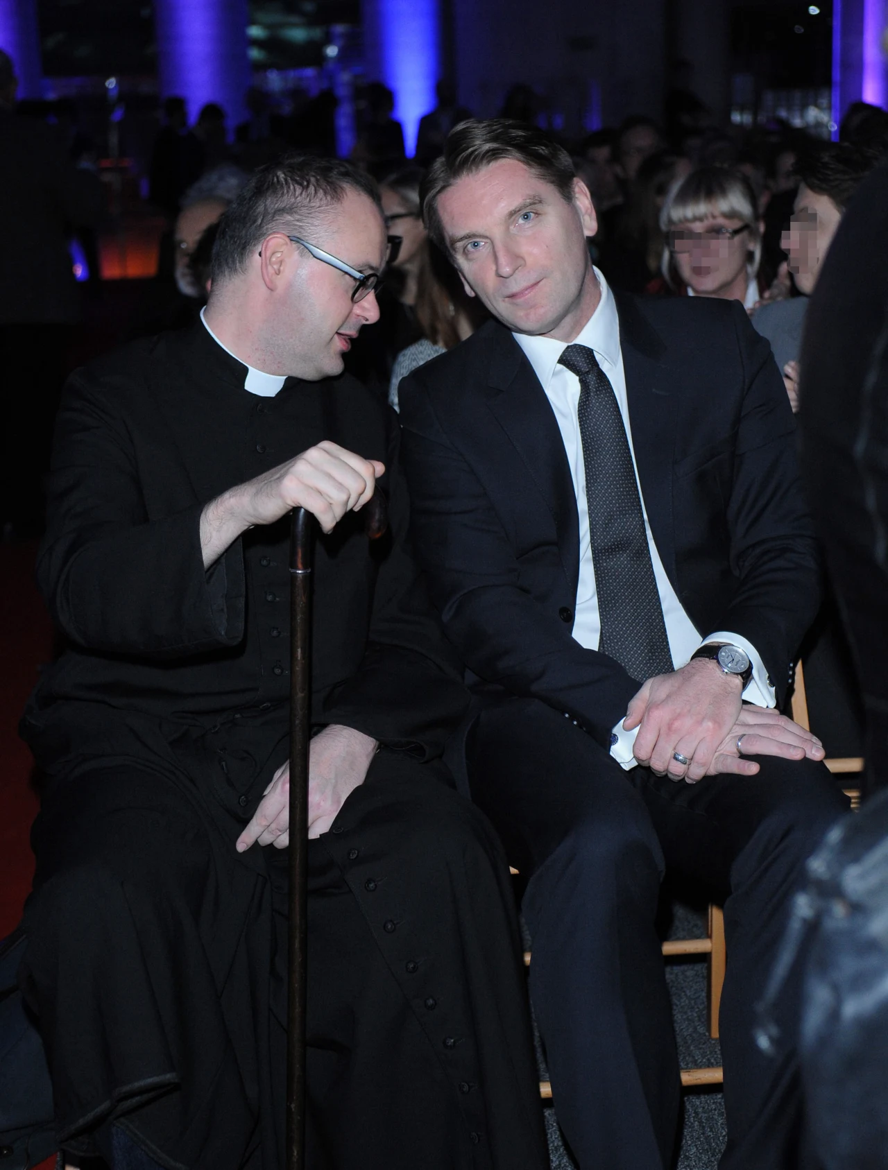 Ks. Jan Kaczkowski z mężem Hanny, Tomaszem Lisem. Listopad, 2015 Ks. Jan Kaczkowski z mężem Hanny, Tomaszem Lisem. Listopad, 2015