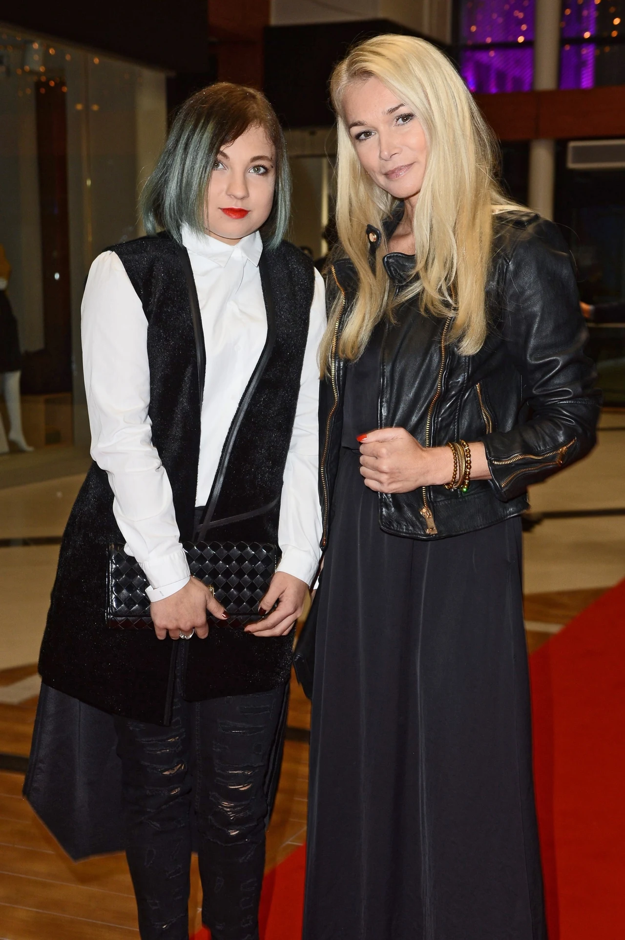 Ewa Pacuła z córką Nicole, październik 2015