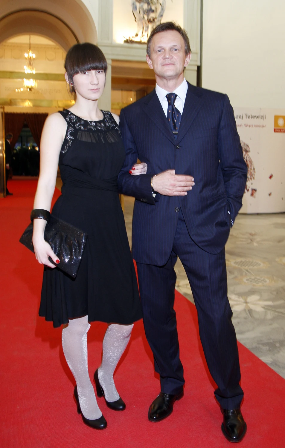 Cezary Pazura z córką Anastazją Cezary Pazura z córką Anastazją