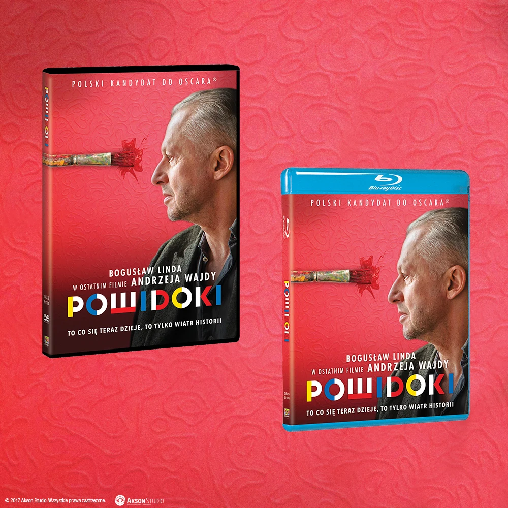 Dystrybutorem filmu "Powidoki" na płytach Blu-ray i DVD jest Galapagos Films