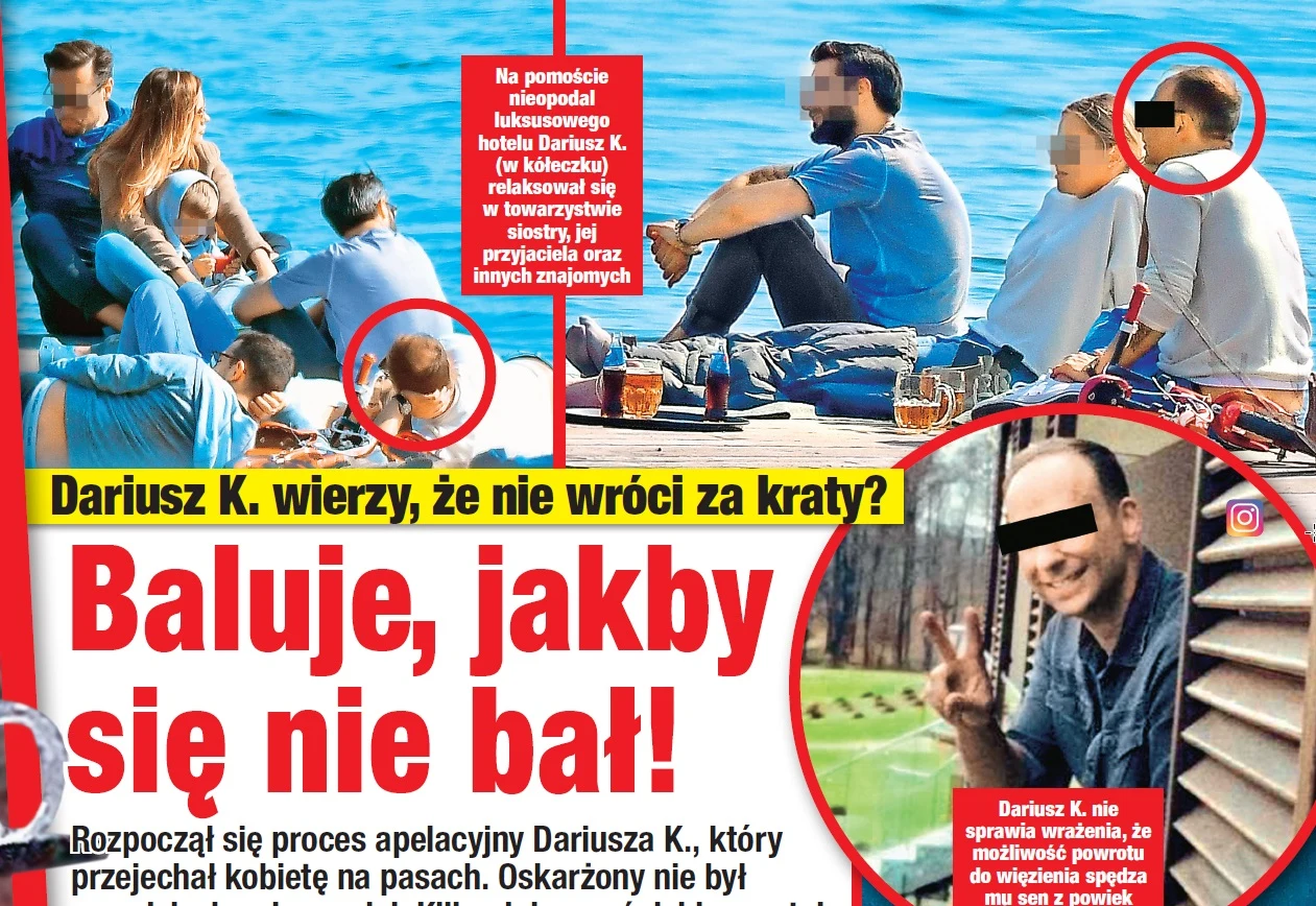 Dariusz K. z przyjaciółmi Dariusz K. z przyjaciółmi