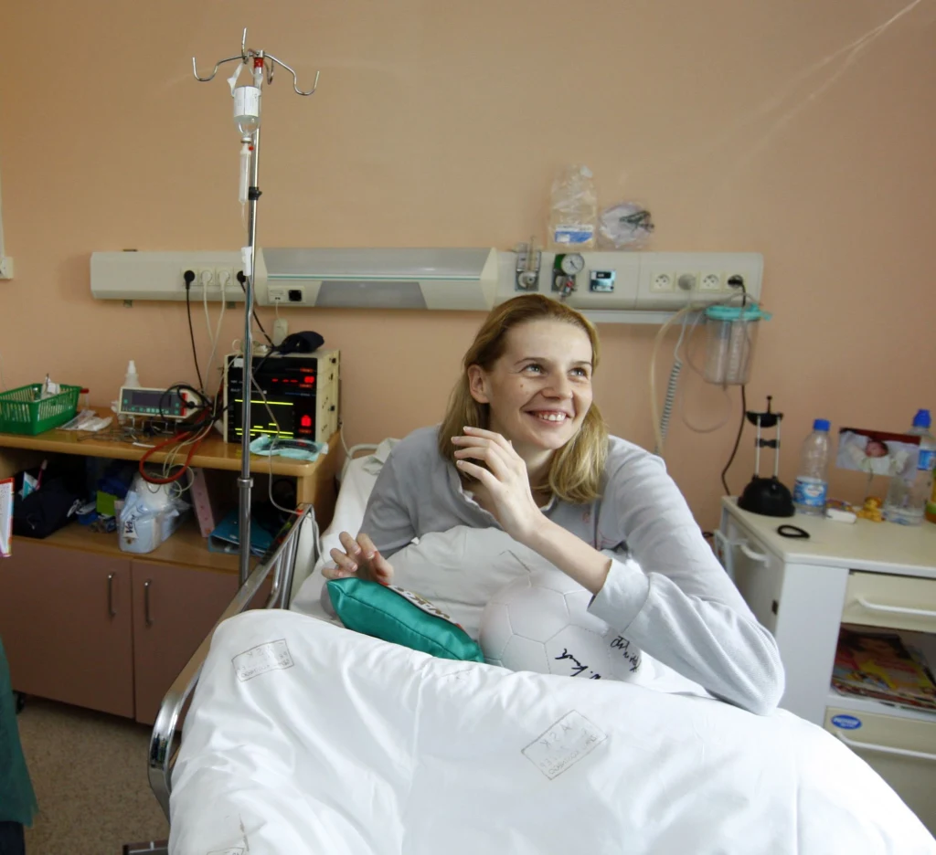 Agata Mróz w Klinice Hematologii i Przeszczepu Szpiku Kostnego Agata Mróz w Klinice Hematologii i Przeszczepu Szpiku Kostnego