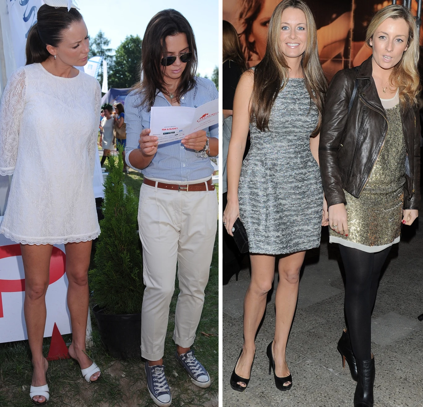 Małgorzata Rozenek z ówczesnymi koleżankami: Kingą Rusin i Karoliną Ferenstein - 2011 rok