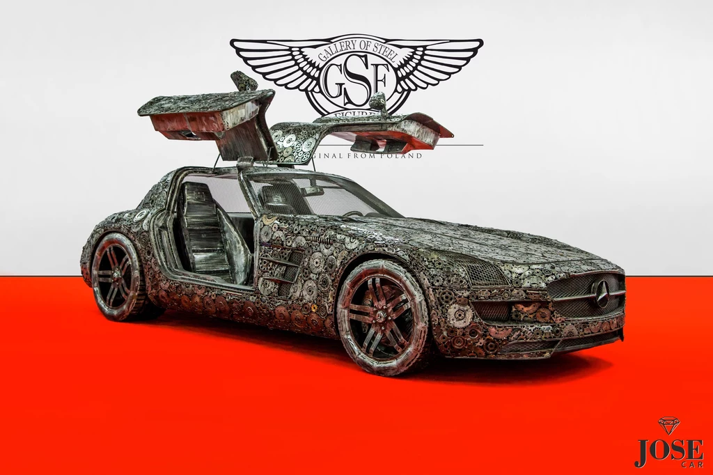 Mercedes SLS stworzony ze złomu