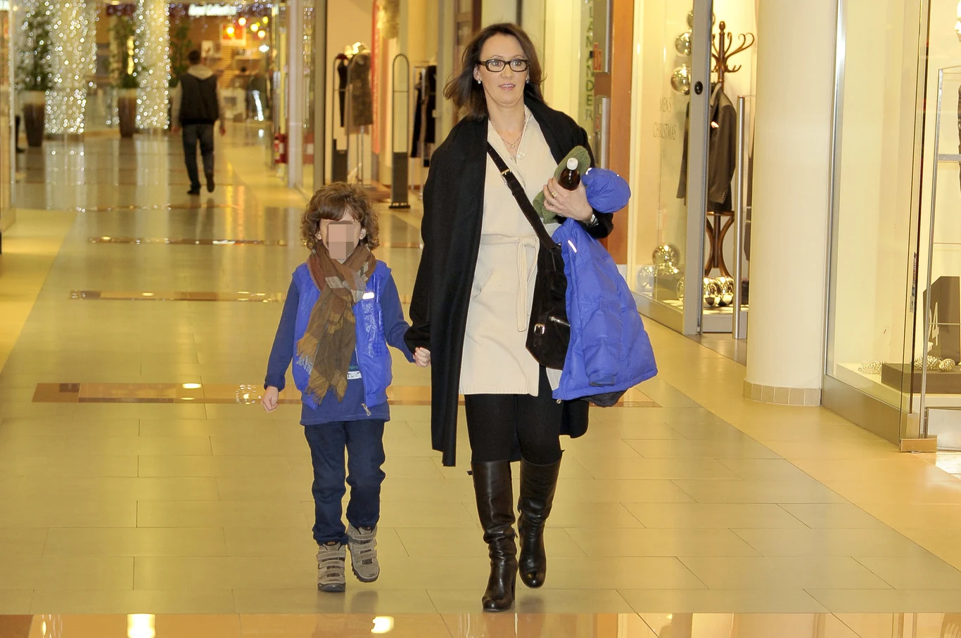 Anna Nowak-Ibisz z synem Vincentem, 2011 rok Anna Nowak-Ibisz z synem Vincentem, 2011 rok