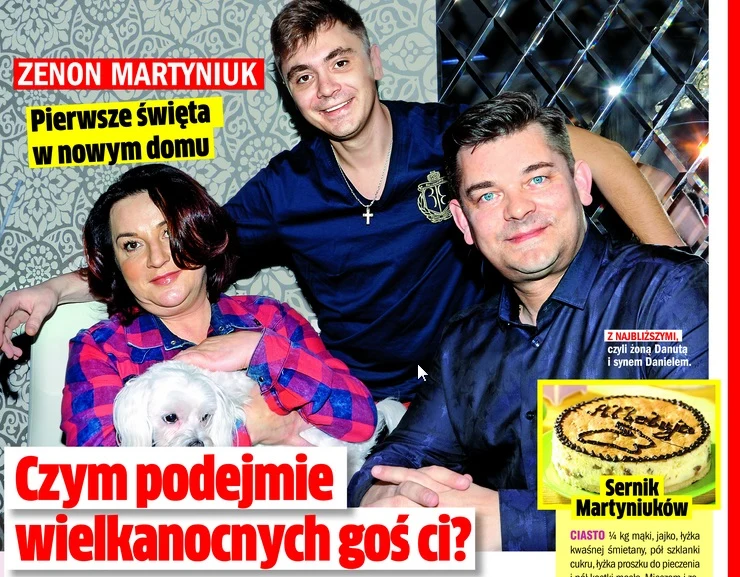 Rodzina Martyniuków w komplecie