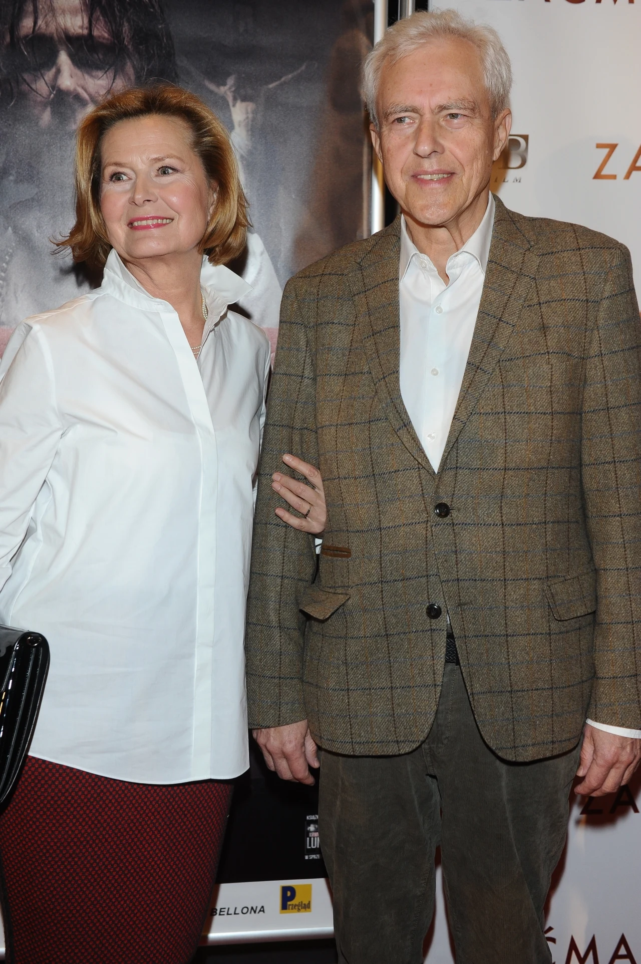 Barbara Bursztynowicz z mężem