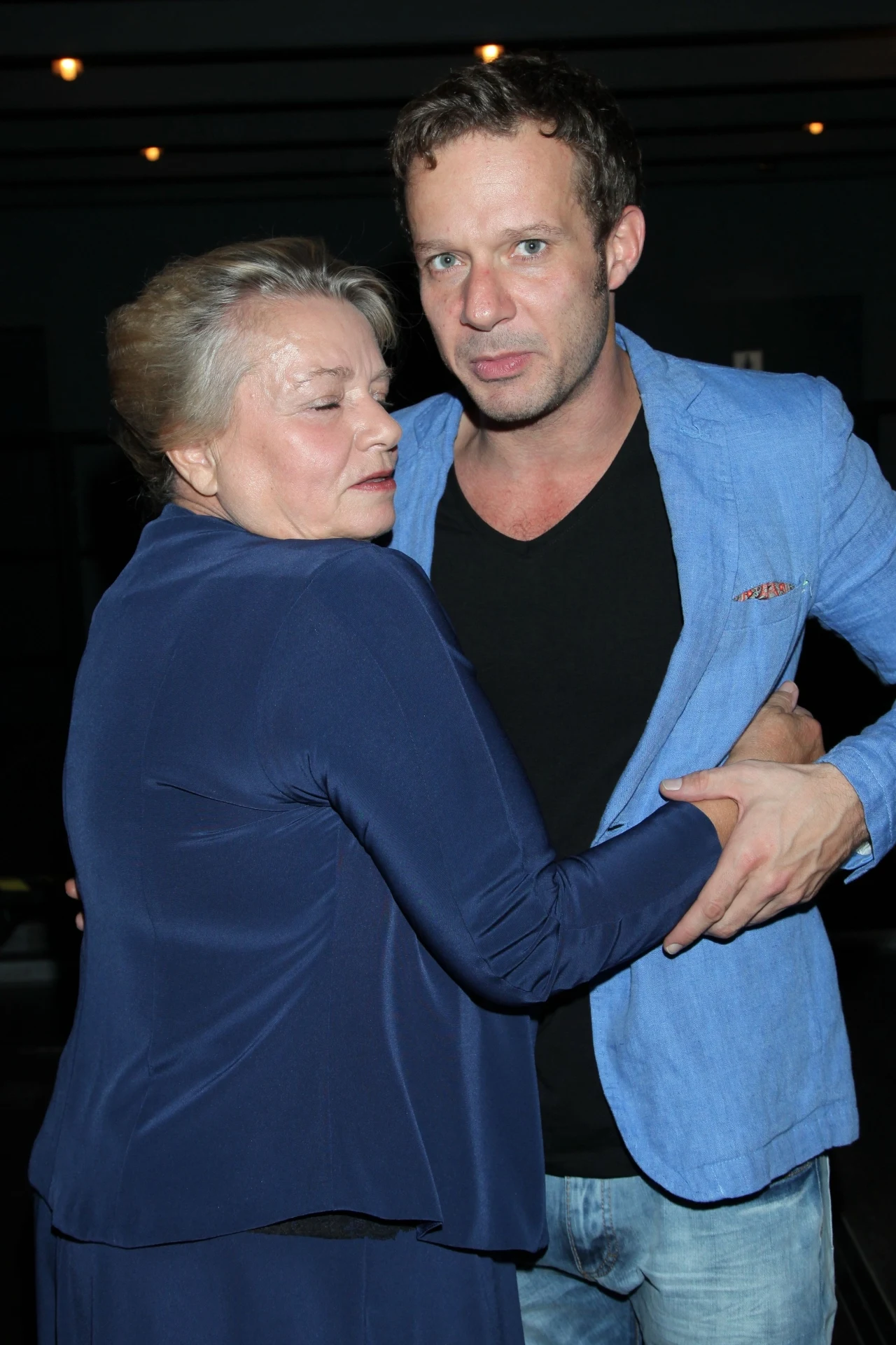 Anna Seniu z synem, Grzegorzem