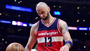 Marcin Gortat w meczu NBA
