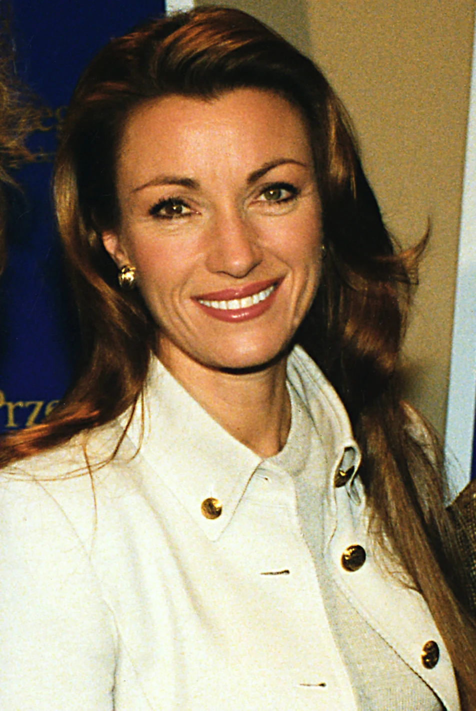 Jane Seymour podczas wizyty w Polsce w 1997 roku