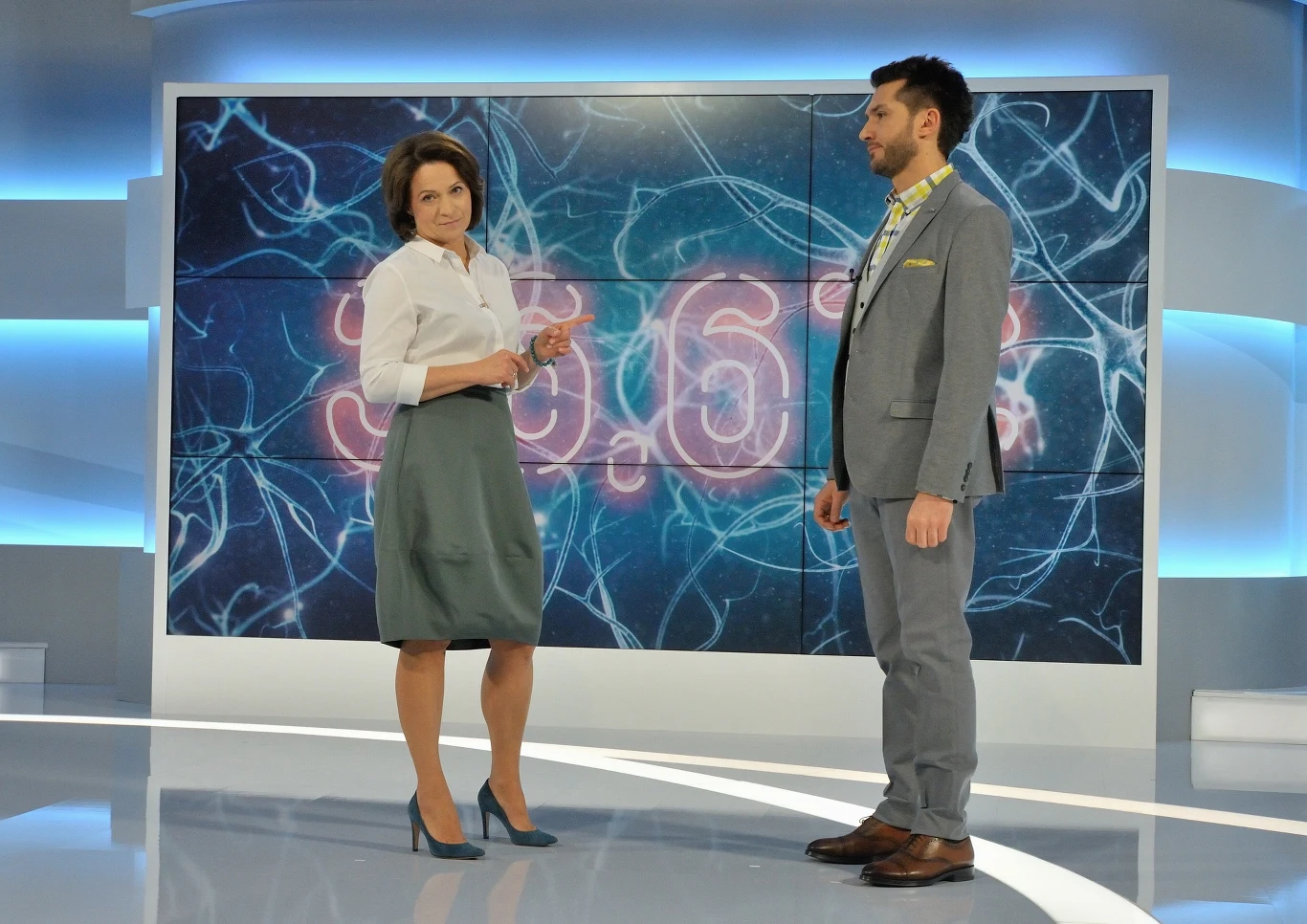 Ewa Drzyzga na planie nowego programu 