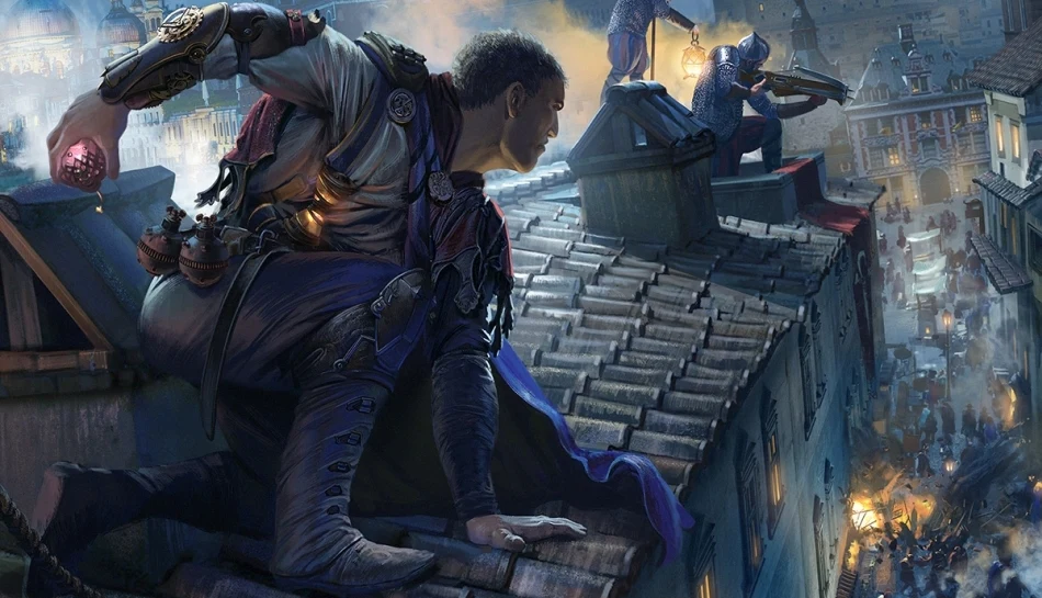 Wiek Złodziei - fragment grafiki z pudełka gry Wiek Złodziei - fragment grafiki z pudełka gry