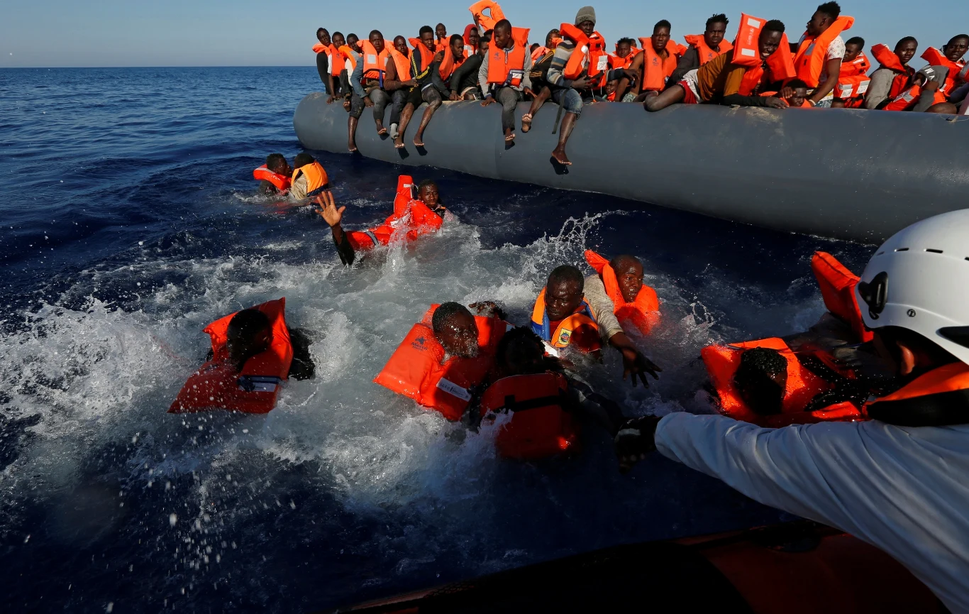 Migranci uratowani na Morzu Śródziemnym