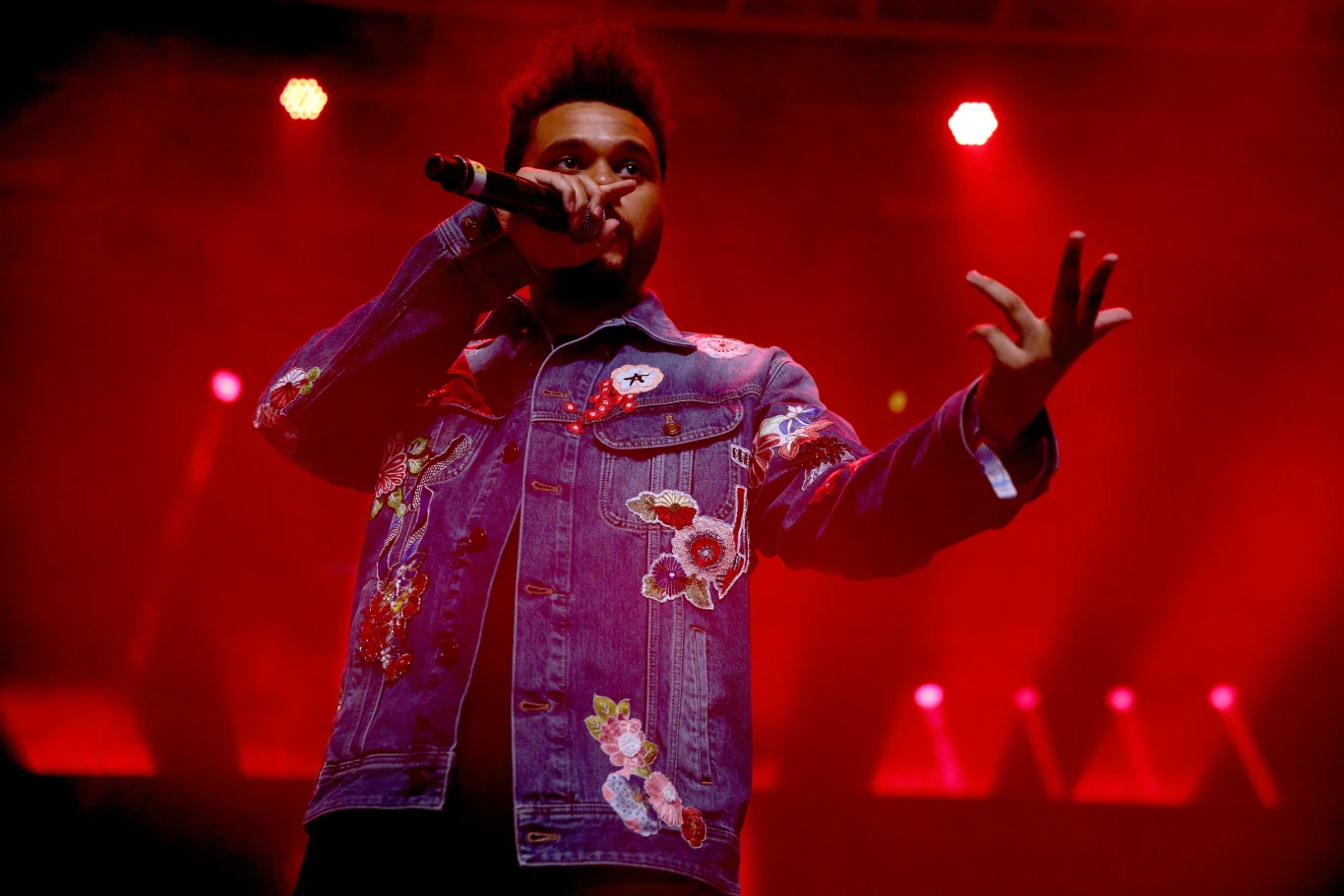 The Weeknd na koncercie Nava The Weeknd na koncercie Nava