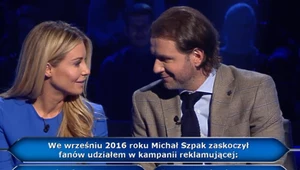 Małgorzata Rozenek i Radek Majdan w "Milionerach"