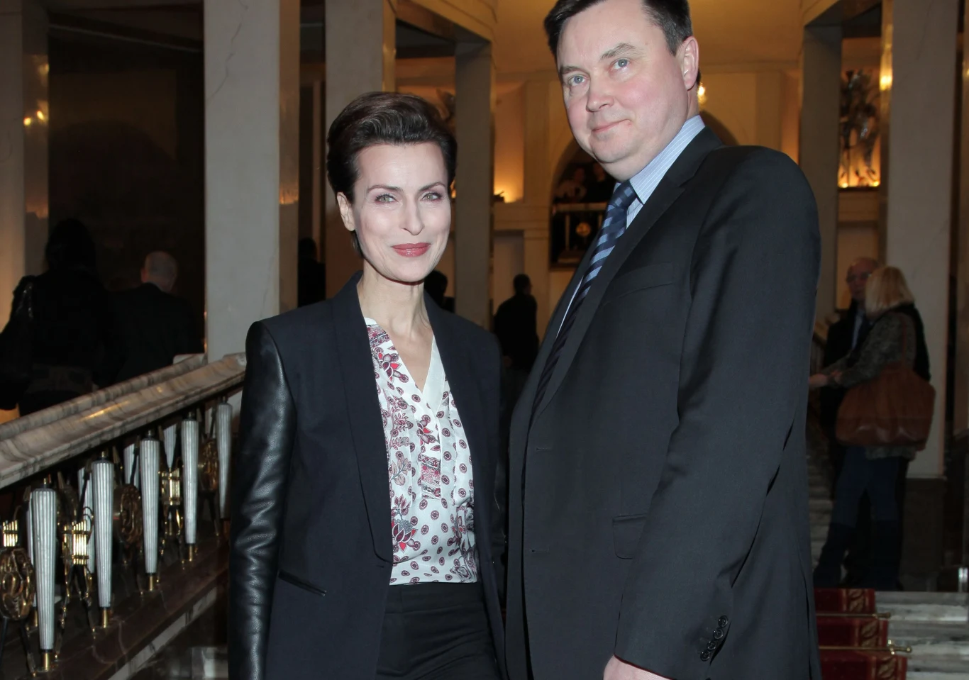 Danuta Stenka z mężem Danuta Stenka z mężem