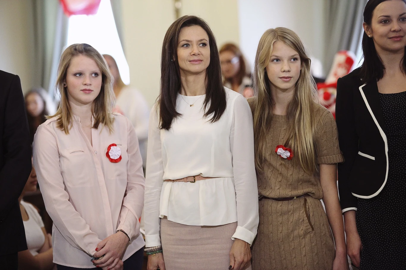 Kinga Rusin z córkami