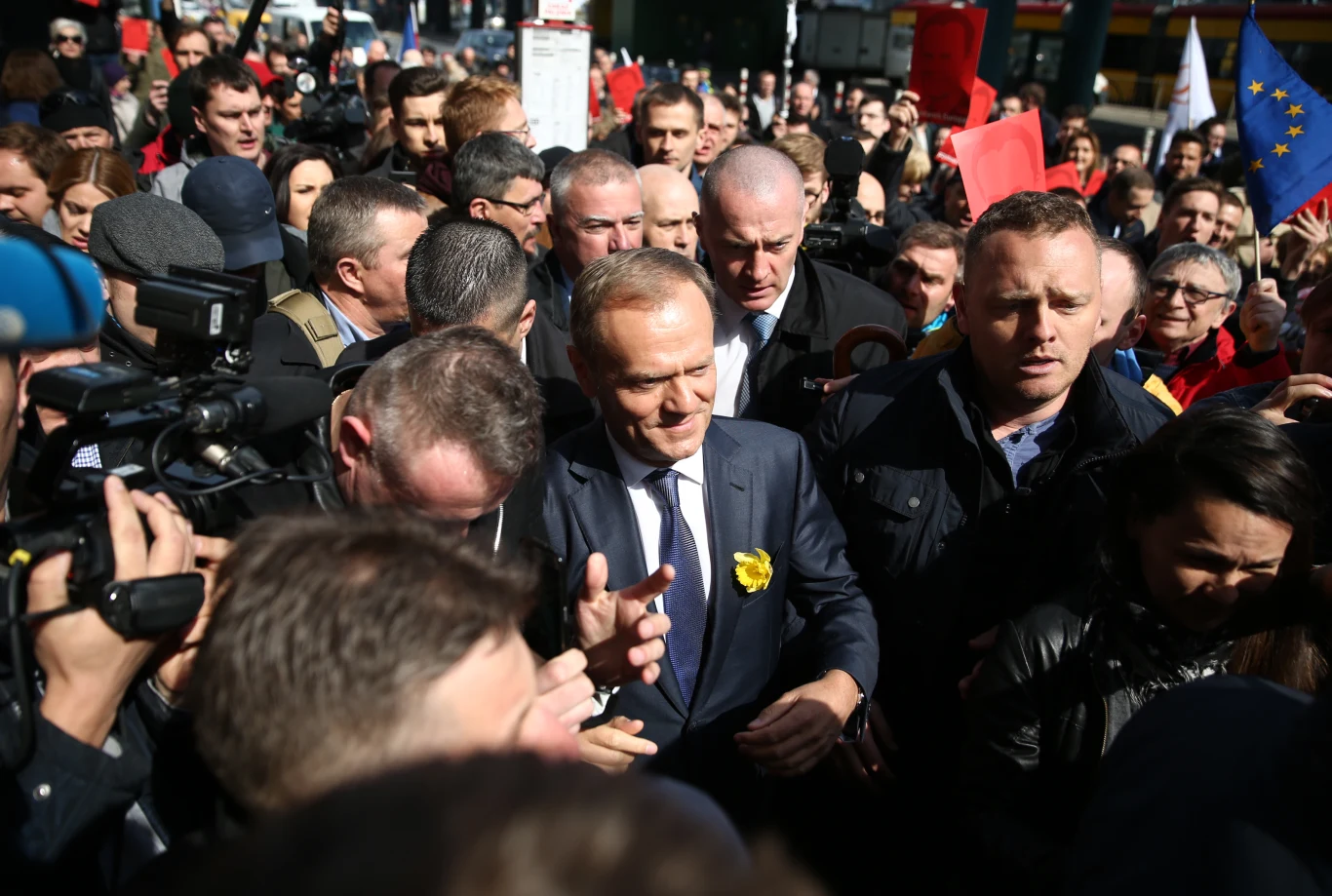 Donald Tusk w Warszawie Donald Tusk w Warszawie