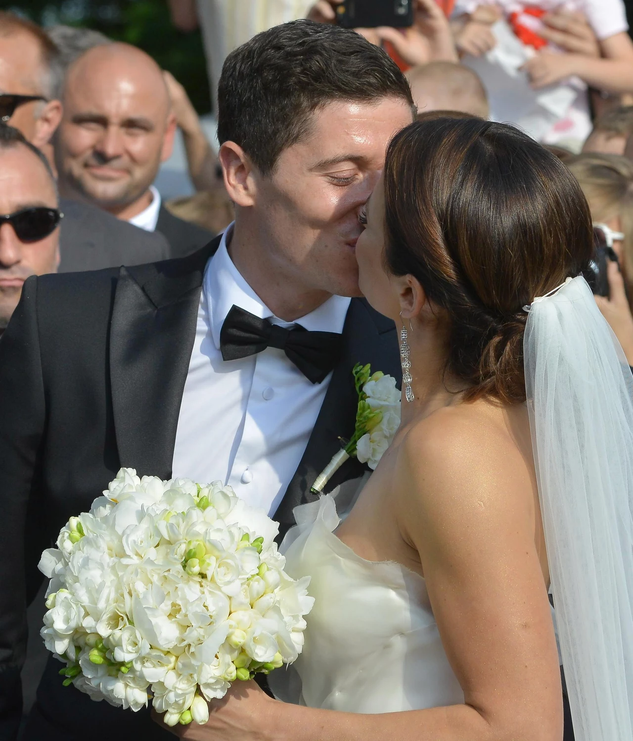 Anna i Robert Lewandowscy nie posiadają się z radości Anna i Robert Lewandowscy nie posiadają się z radości