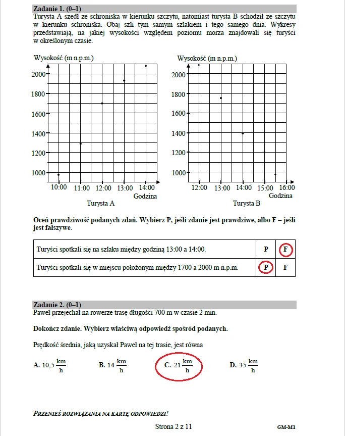Sprawdzian Gimnazjalny Test Z Matematyki wydarzenia.interia.pl