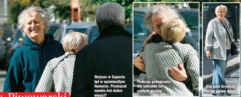 Spotkanie mamy Ani z reżyserem udało się uwiecznić Spotkanie mamy Ani z reżyserem udało się uwiecznić