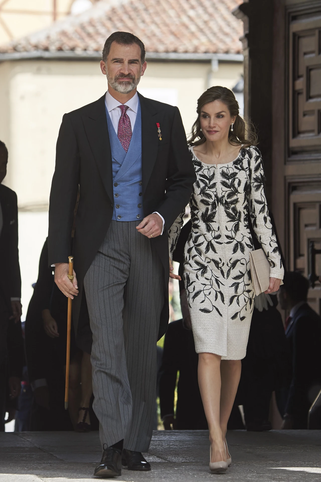 Król Filip VI z żoną Letizią