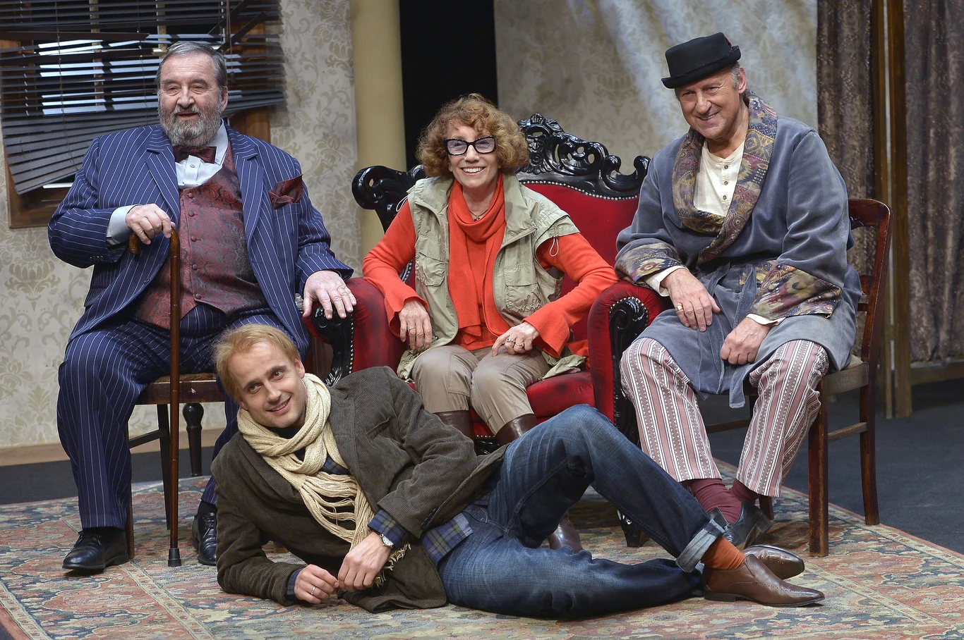 Olga Lipińska podczas spektaklu "Słoneczni chłopcy" Olga Lipińska podczas spektaklu "Słoneczni chłopcy"